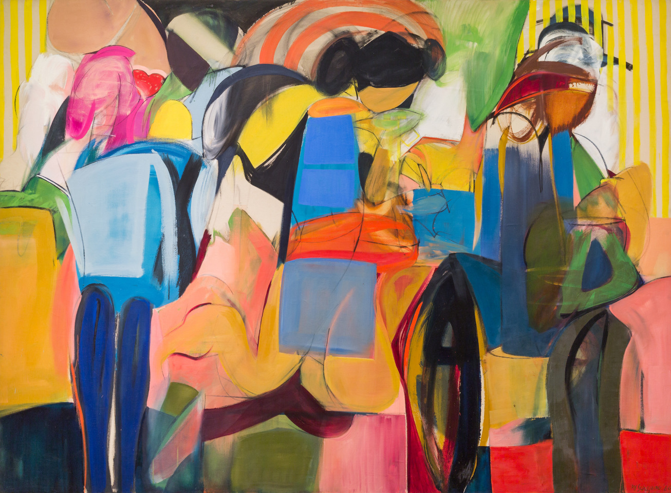 Miriam Schapiro, Fa&ccedil;ade, 1960