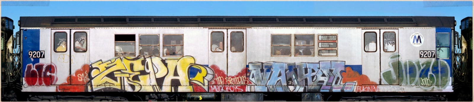 Henry Chalfant, Zeph Vandal, 1979, Kodak Professional Endura Metallic Paper, 12.98h x 60w in