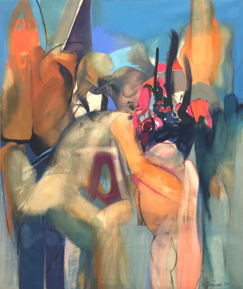 Miriam Schapiro, Mother &amp;amp; Child, 1959