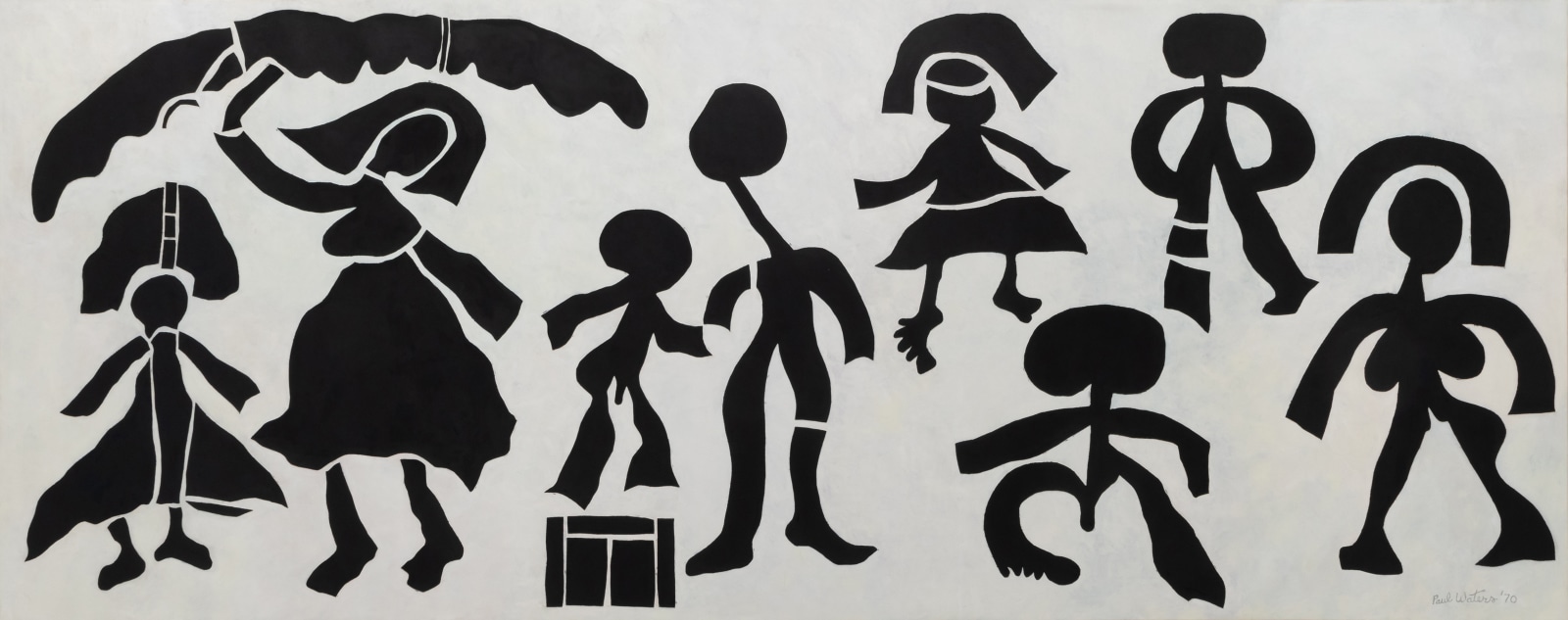 Paul&nbsp;Waters, Mother and Her Seven, 1970