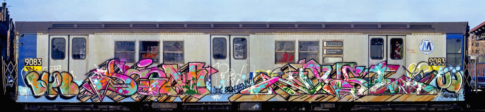 Henry Chalfant, Byb Sin Dust, 1981, Kodak Professional Endura Metallic Paper, 13.73h x 60w in