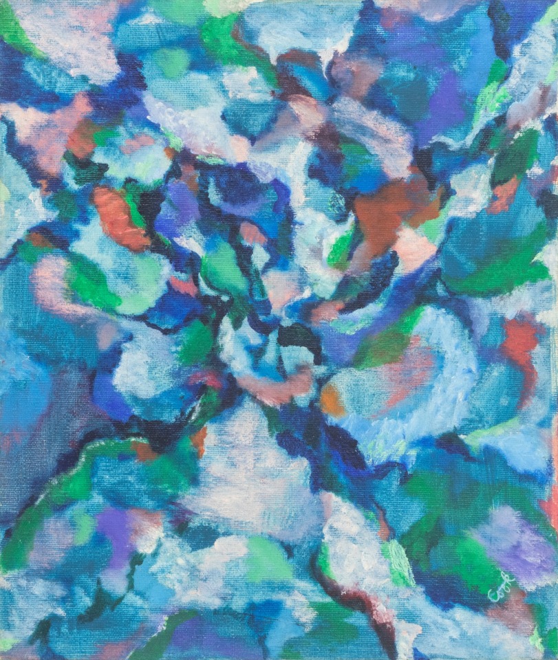 Sally Cook, Blue Green Forever, 1960