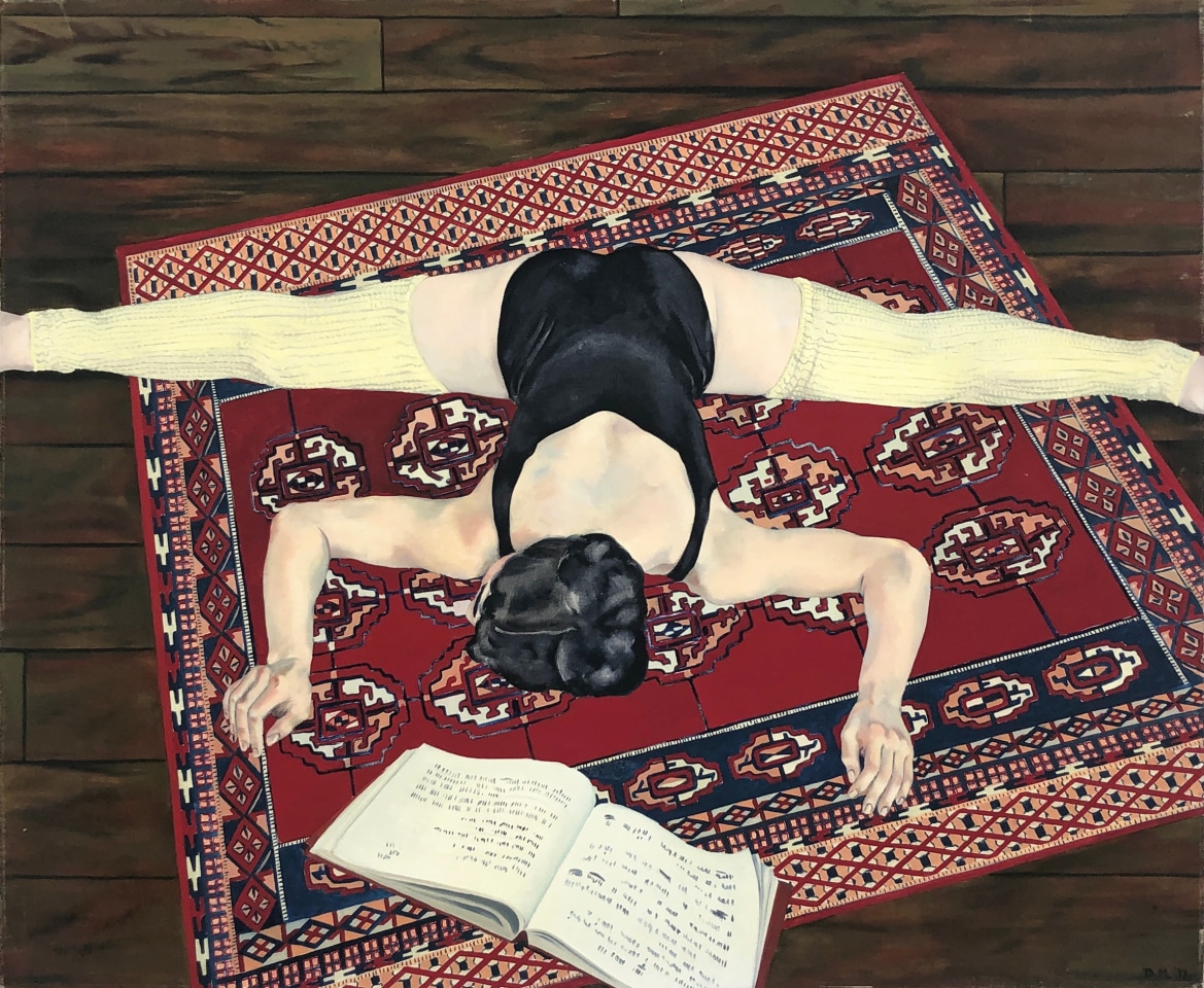 Daphne Mumford, Dancer Stretching (Vickie in a Split), 1977