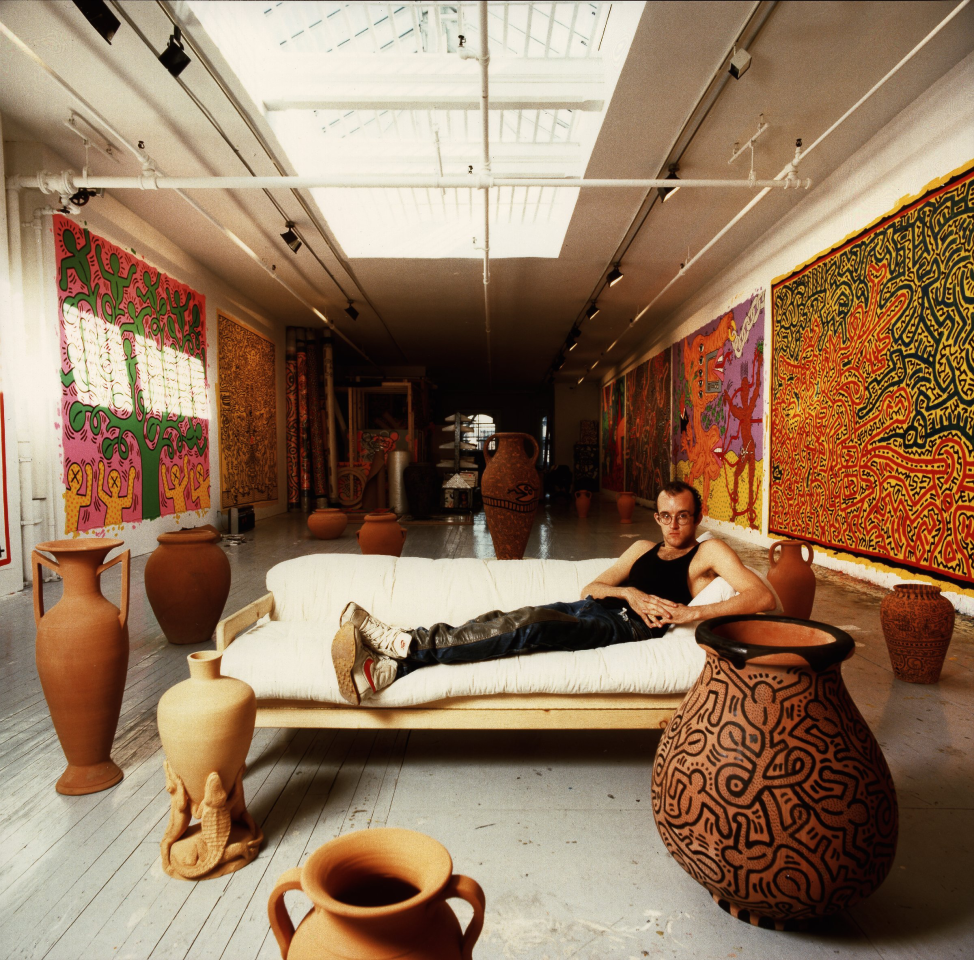 Tseng Kwong Chi, Keith Haring New York Studio 1988