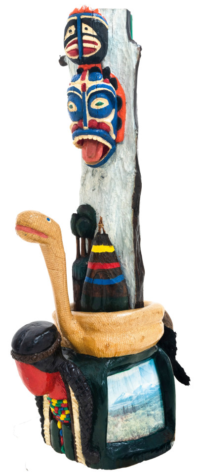 Anderson Pigatt, Red Stick for Columbus and Friends, 1966