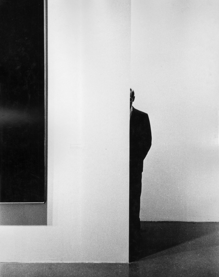 Man Behind Wall, MoMA, 1965