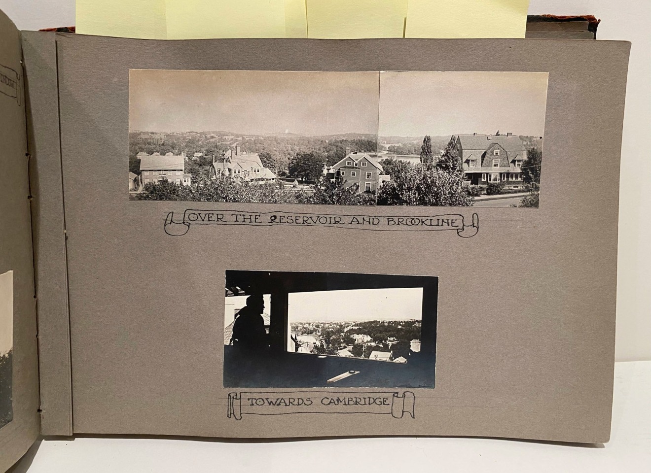 NEW ENGLAND PHOTO ALBUM, NEW HAMPSHIRE AND MASSACHUSETTS BY ACCOMPLISHED  AMATEUR PHOTOGRAPHER, C. 1917-1919 - A c.1917-1919 photo album containing  over (130) gelatin silver print photographs (roughly 2.5