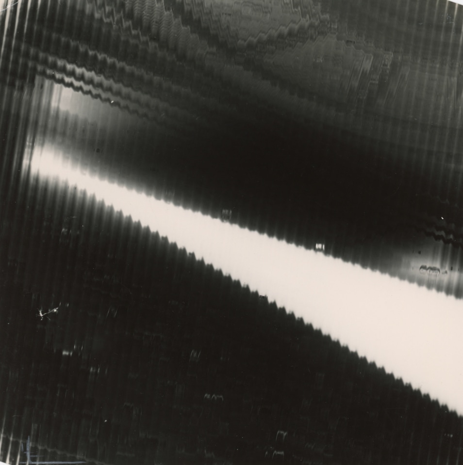 Weegee (Hungarian, 1899 - 1968), Movie projector beam, c. 1950&ndash;1959&nbsp;