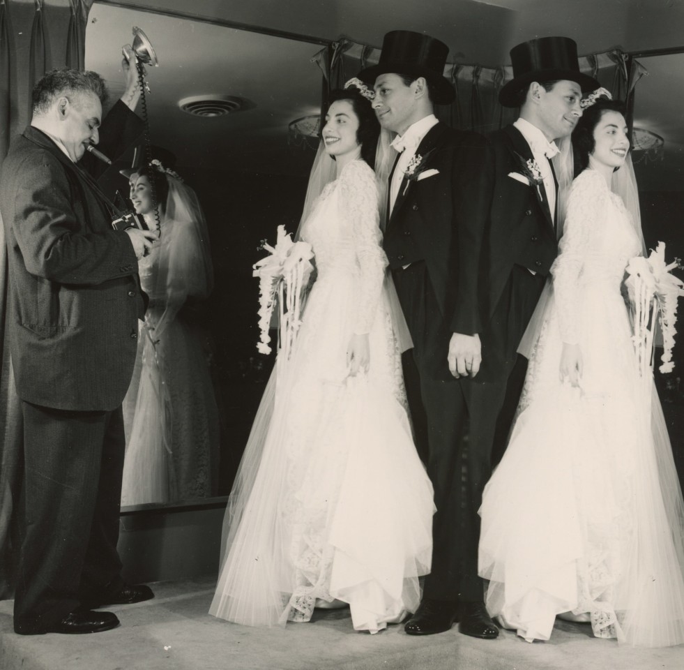 Weegee (Hungarian, 1899 - 1968), Wedding Self-Portrait, c. 1950