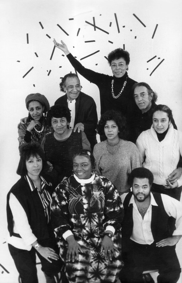 57.&nbsp;COREEN SIMPSON (American, b. 1942), Camille Billops and Friends, c. 1990