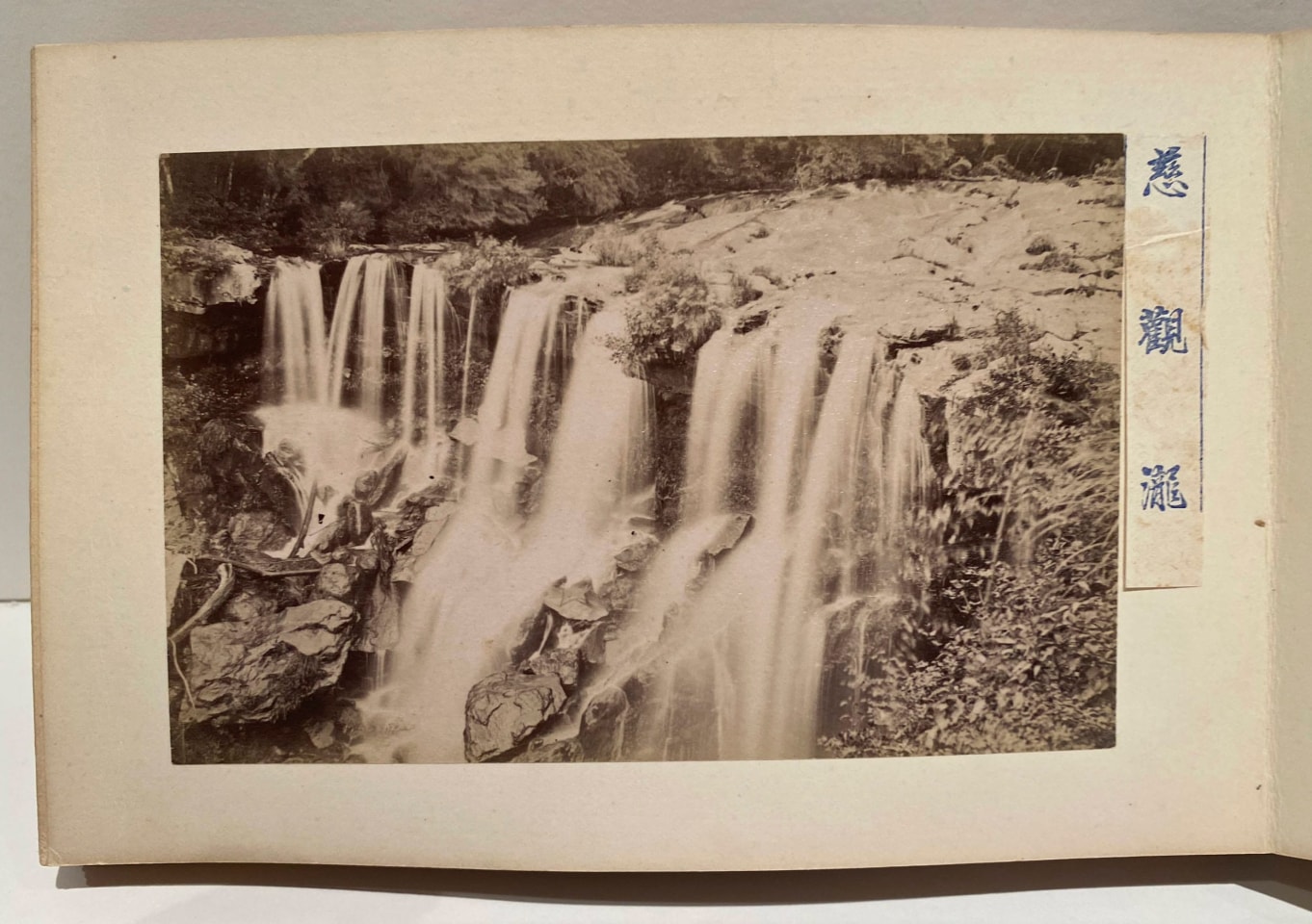 19TH CENTURY HAND CARVED ACCORDION STYLE ALBUM OF JAPAN'S ARCHITECTURE AND LANDSCAPE