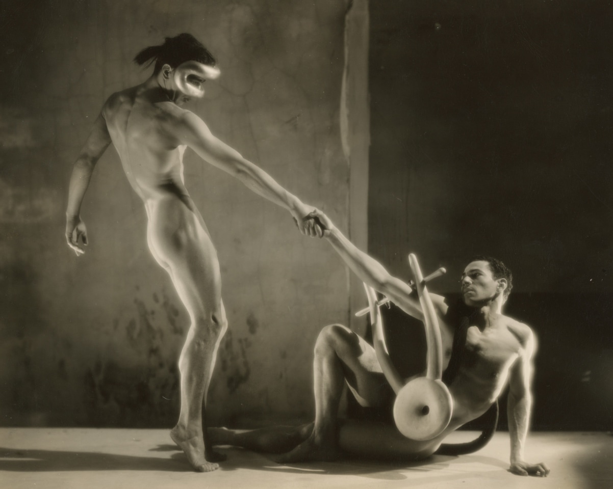 George Platt Lynes (American, 1907 - 1955), Nicholas Magallanes and Francisco Moncion in George Balanchine&rsquo;s Orpheus, 1948