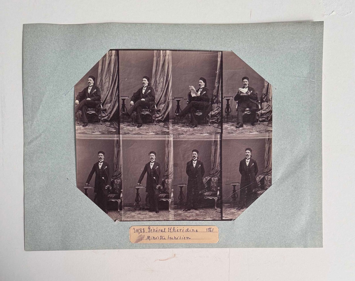 (9) UNTRIMMED ALBUMEN PHOTOGRAPHS OF NORTH AFRICA BY DISDERI