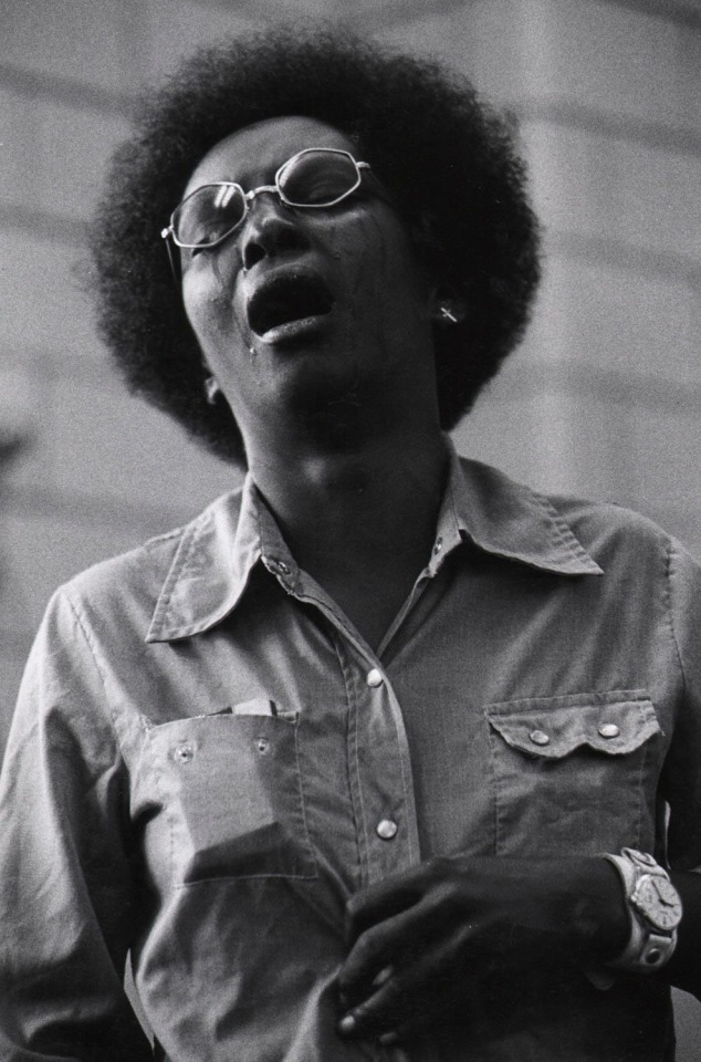 39.&nbsp;OZIER MUHAMMAD (American, b. 1950), Former Addict Sings Gospel, 1972