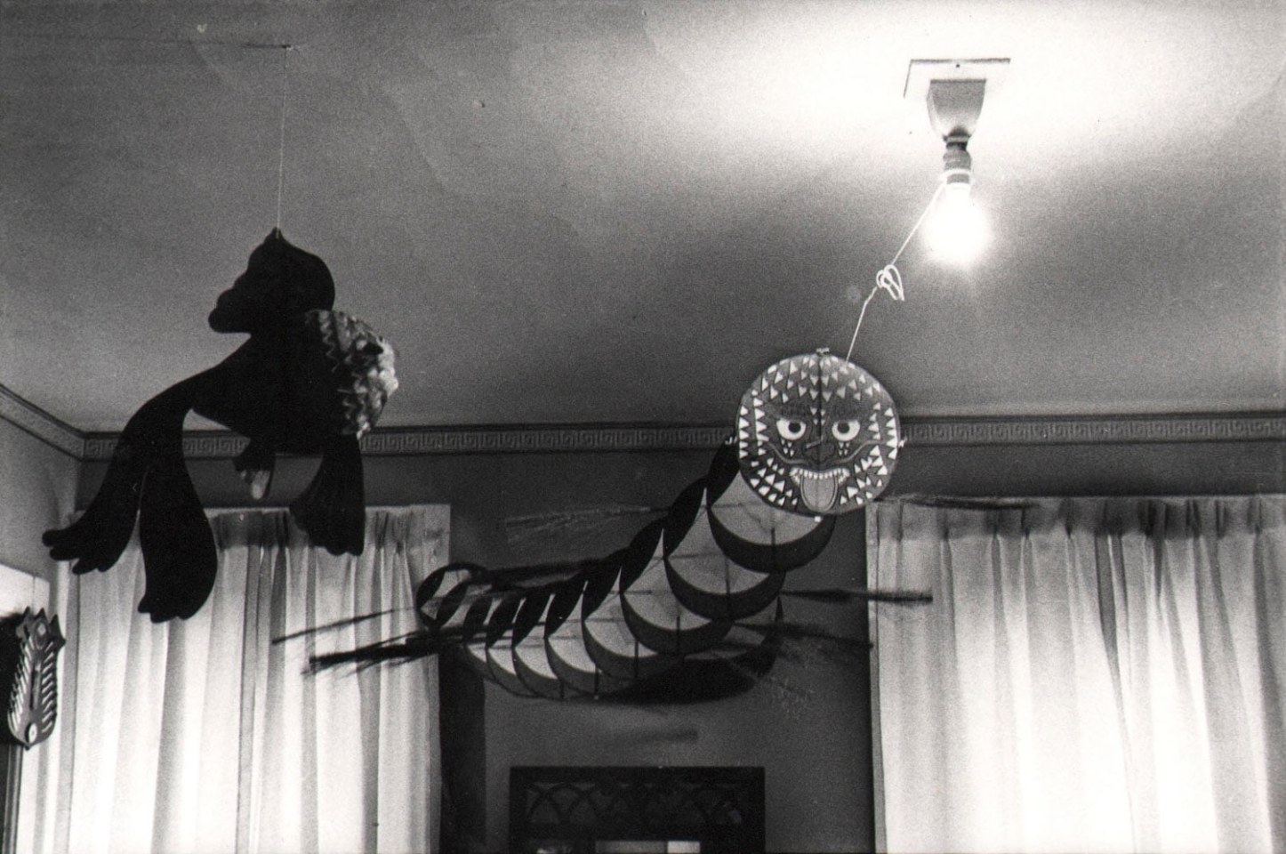 58.&nbsp;MING SMITH (American, b. 1950), Kites Inside, Columbus, Ohio, 1973