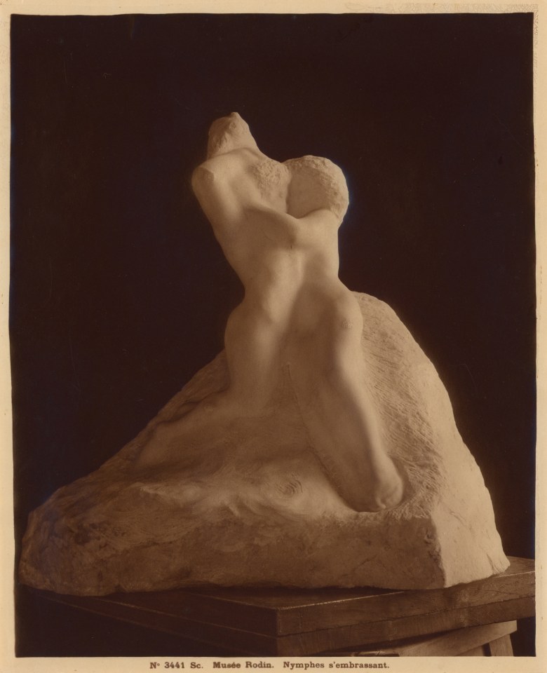 ADOLPHE BRAUN (FRENCH, 1812 &ndash; 1877) MUS&Eacute;E RODIN &ndash; NYMPHES S&rsquo;EMBRASSANT