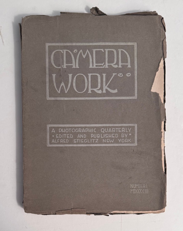 CAMERA WORK VOL 1 NO 1 GERTRUDE KASEBIER ALFRED STIEGLITZ