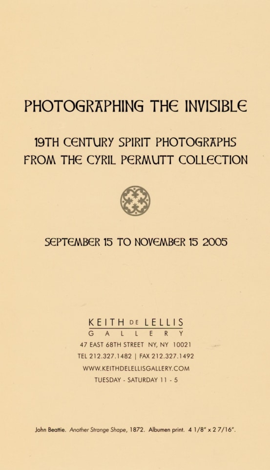 PHOTOGRAPHING THE INVISIBLE