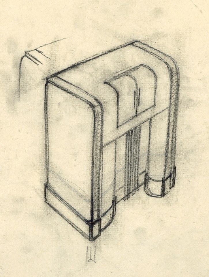 JOHN VASSOS INDUSTRIAL DESIGN SKETCHES OF ART DECO RADIOS & TELEVISIONS
