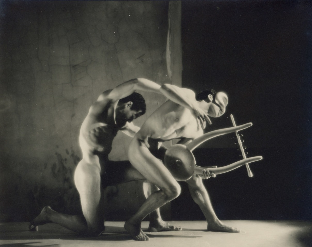 George Platt Lynes (American, 1907 - 1955), Nicholas Magallanes and Francisco Moncion in George Balanchine&rsquo;s Orpheus, 1948