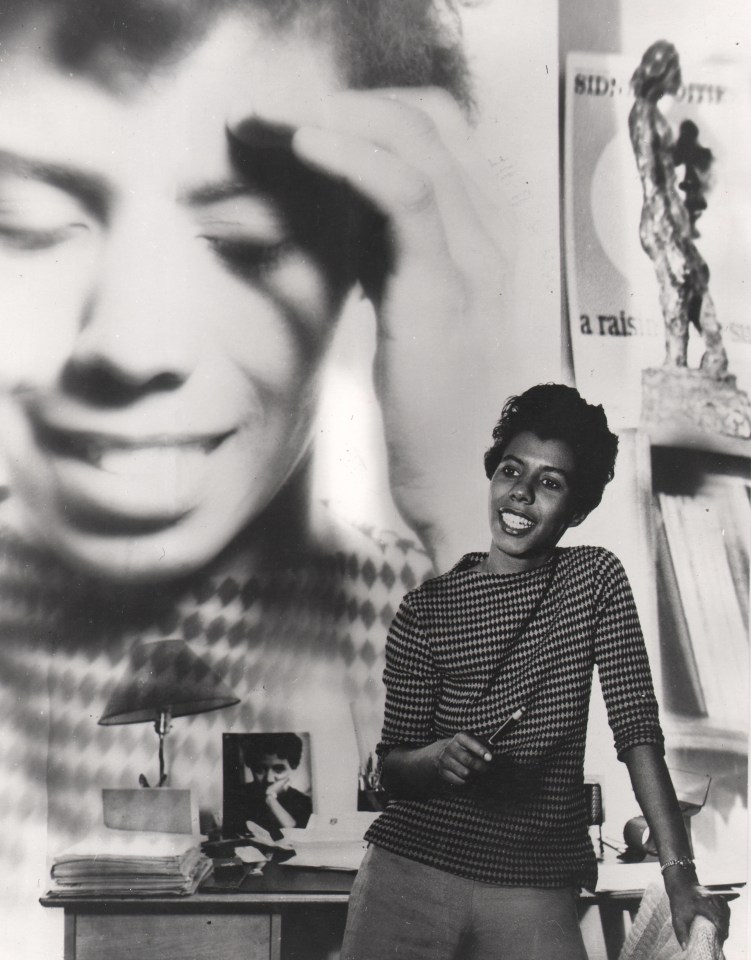 David Attie, Lorraine Hansberry at her Bleecker Street apartment (Vogue Magazine), 1959
