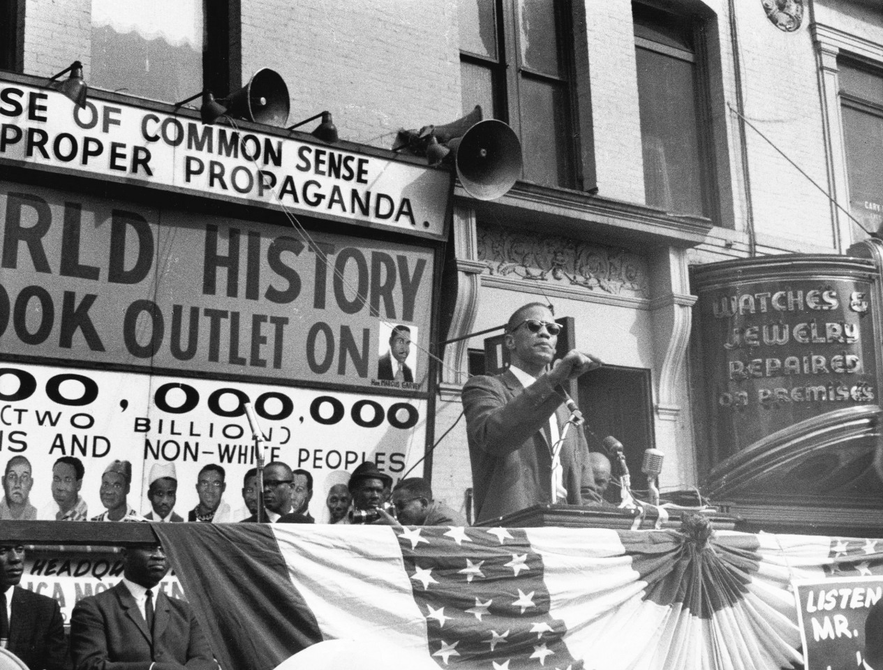 Malcolm X, Harlem,&nbsp;1964