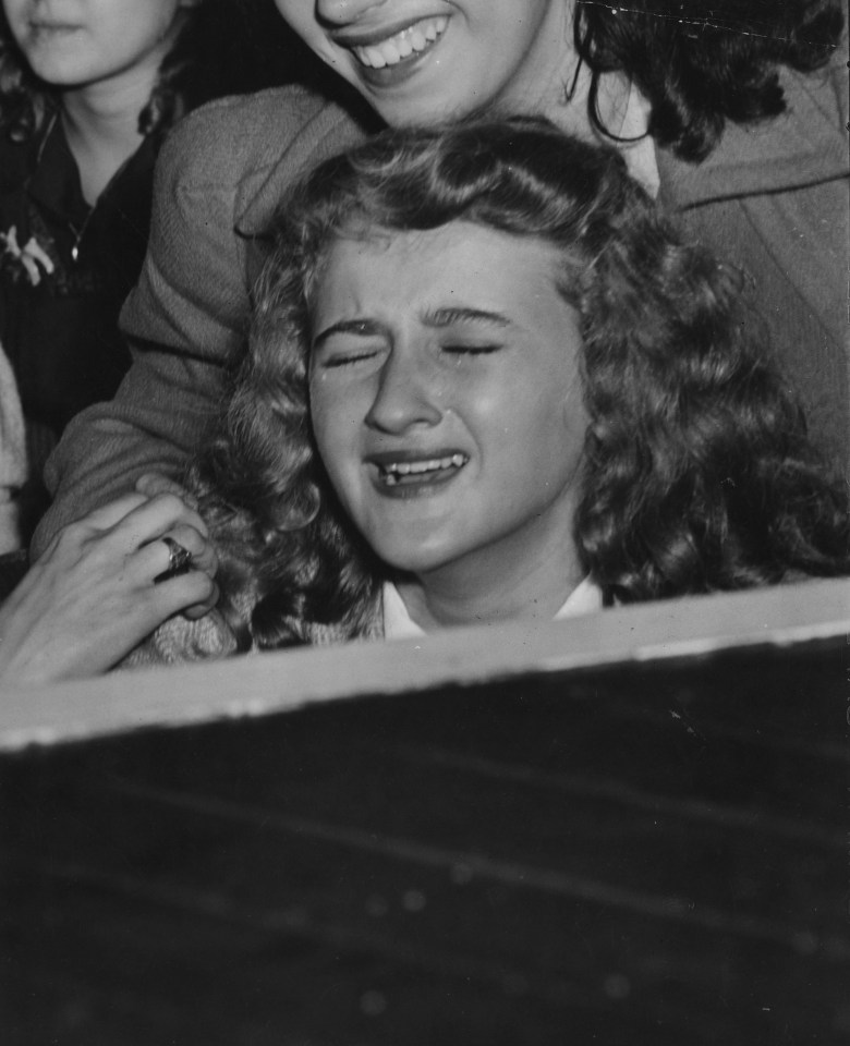 Weegee (Hungarian, 1899 - 1968), Ecstasy Face, Frank Sinatra Concert, N.Y.C, 1944