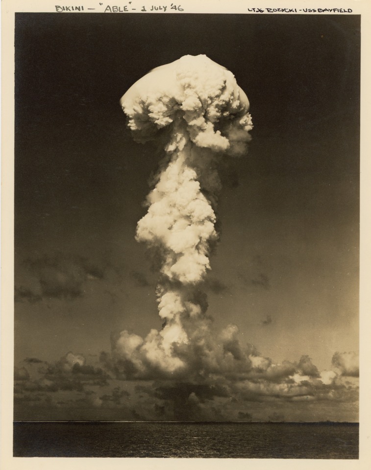 PHOTOGRAPHER UNKNOWN, BIKINI ATOLL - &ldquo;ABLE&rdquo; - JULY 1, 1946, LIEUTENANT ROZYCKI - USS BAYFIELD