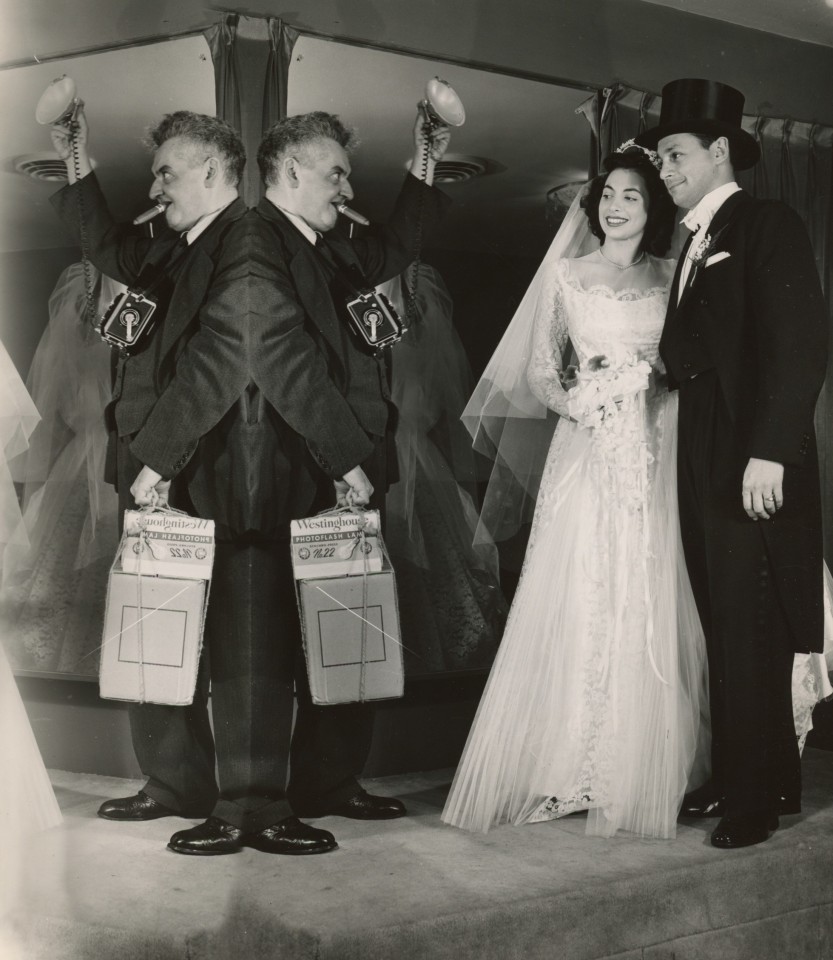 Weegee (Hungarian, 1899 - 1968), Wedding Self-Portrait, c. 1950