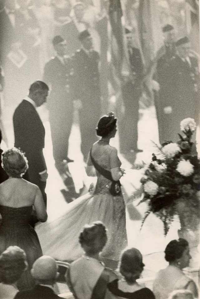 9. Burt Glinn (American, 1925 &ndash; 2008),&nbsp;Queen Elizabeth Visits America, 1957, Vintage Gelatin Silver Print, 13.5&rdquo; x 9&rdquo;, &nbsp;