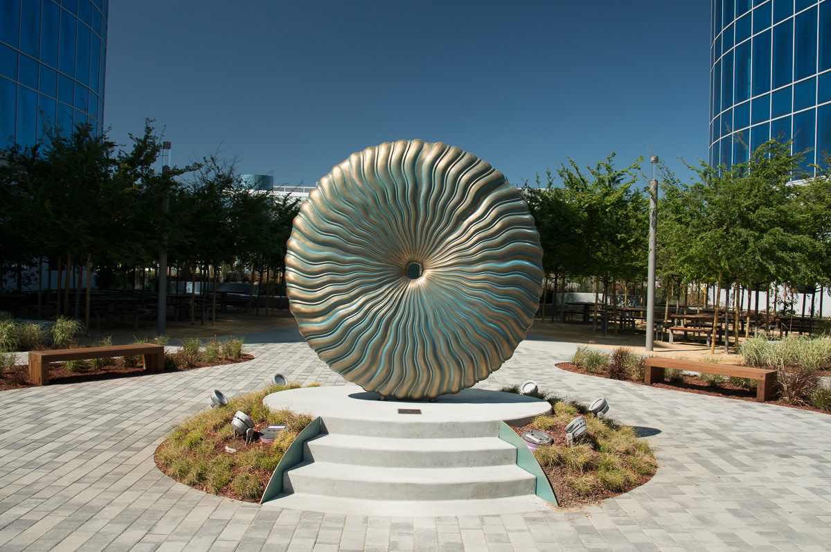 Moffett Gateway: Ebb and Flow with Flow Fountains