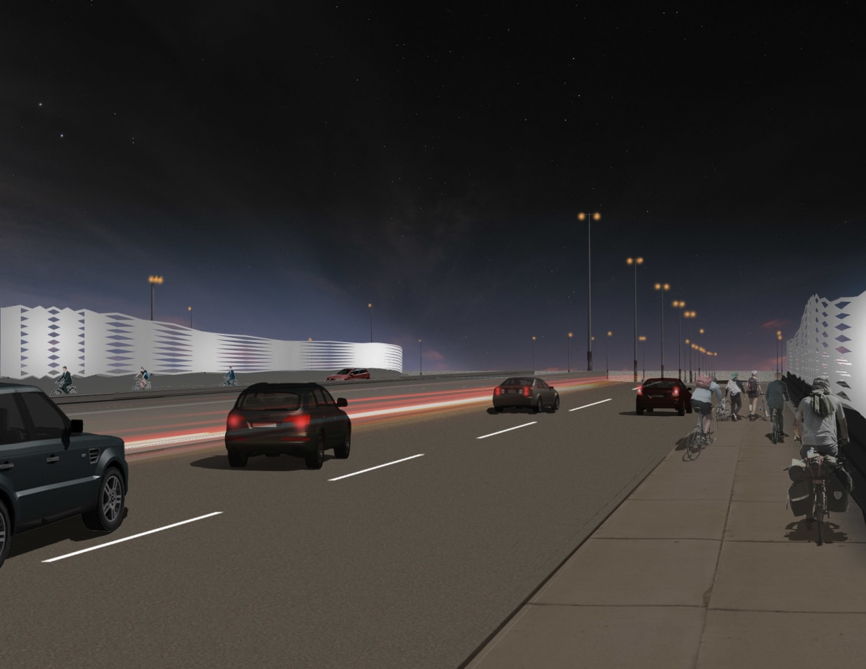 Al Zubara Interchanges