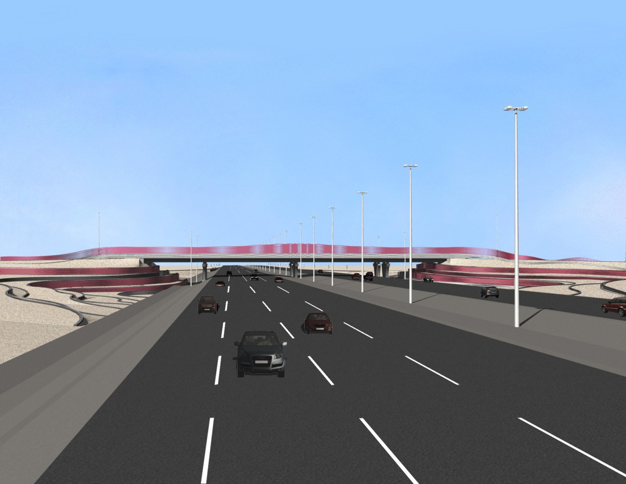 Al Zubara Interchanges