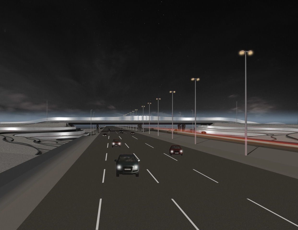 Al Zubara Interchanges