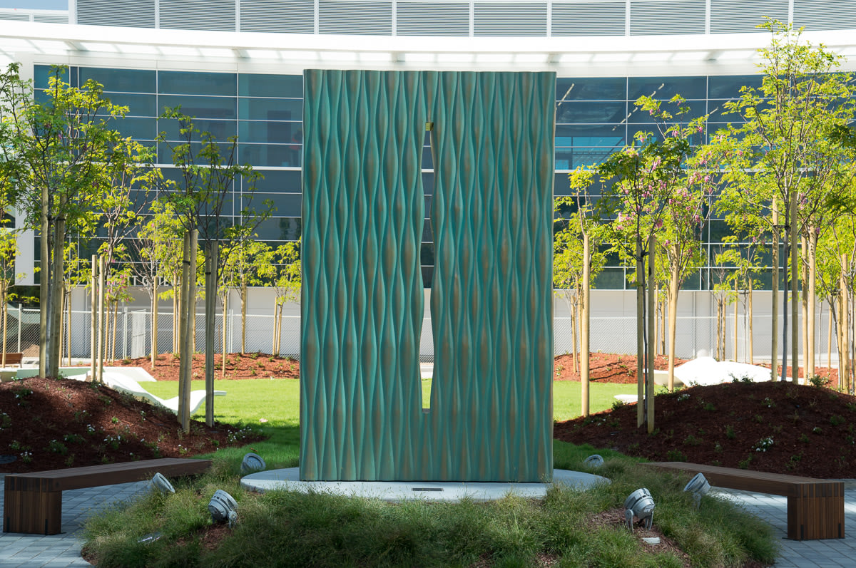 Moffett Gateway: Ebb and Flow with Flow Fountains