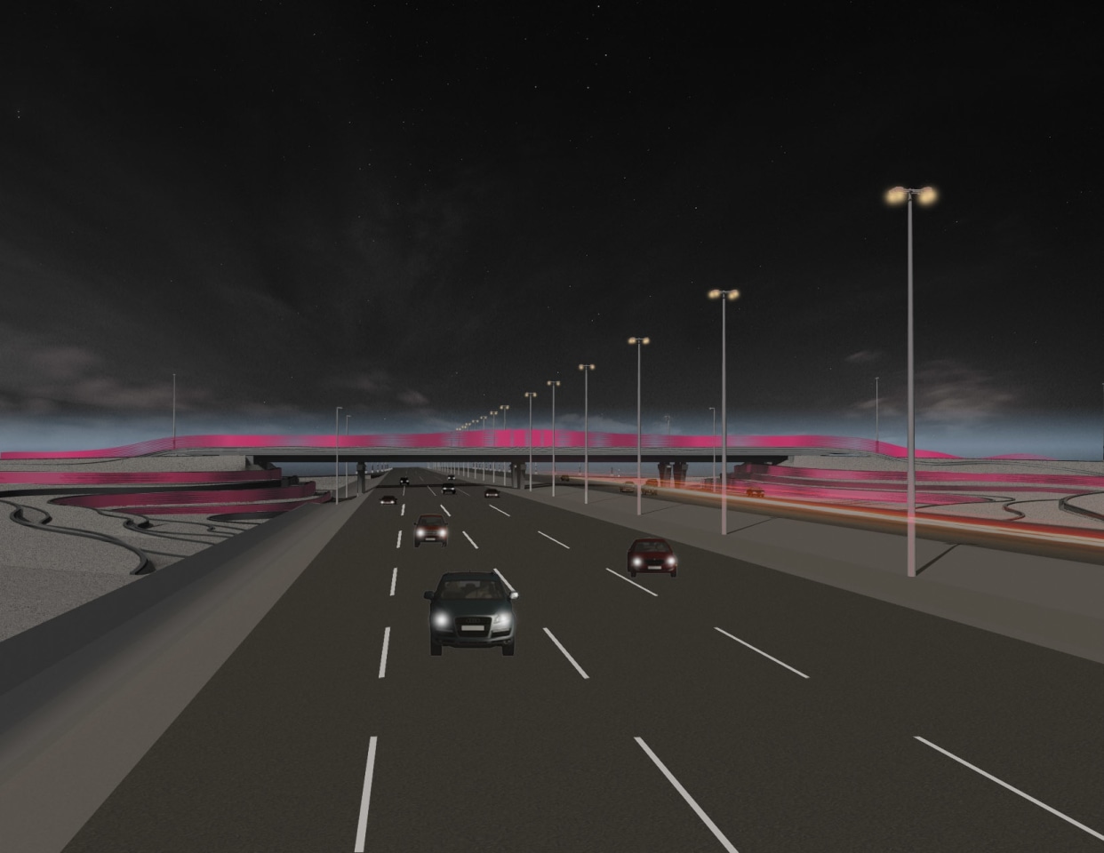 Al Zubara Interchanges