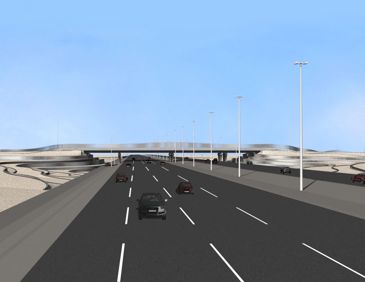 Al Zubara Interchanges