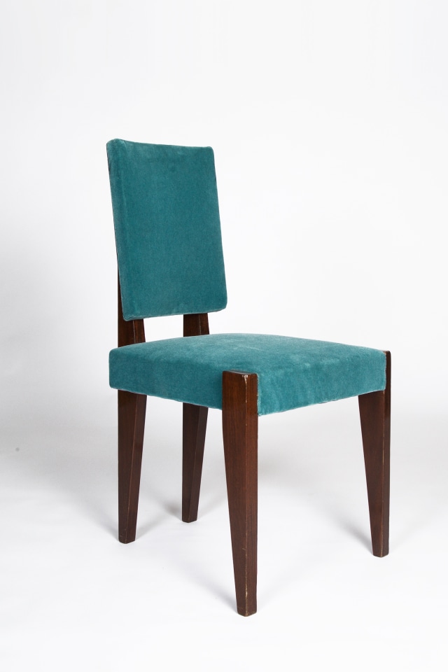 Andr&eacute; Sornay's chair, front diagonal view