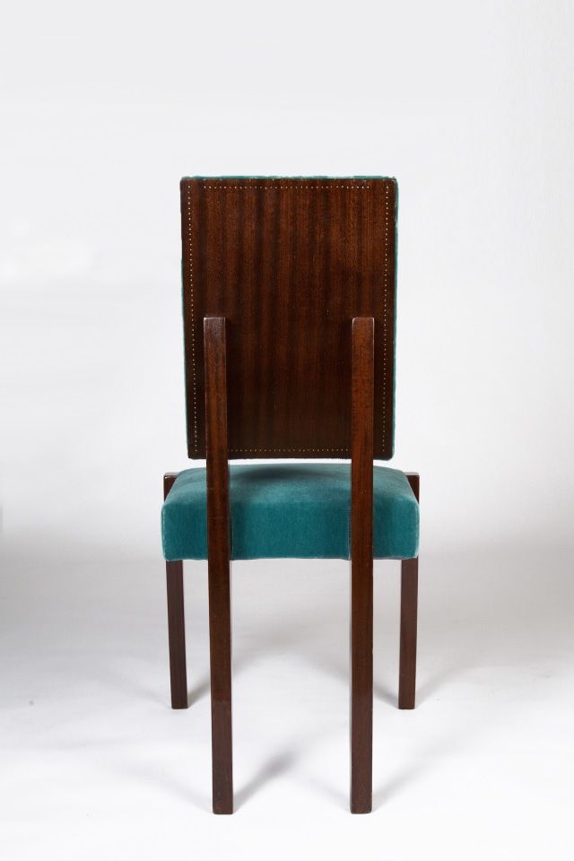 Andr&eacute; Sornay's chair, straight back view