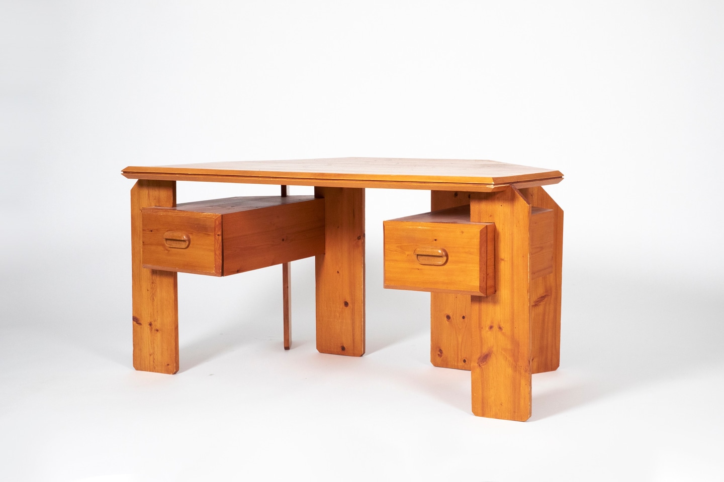 Image of Alain Marcoz Desk, c.1970 - 3/4 view