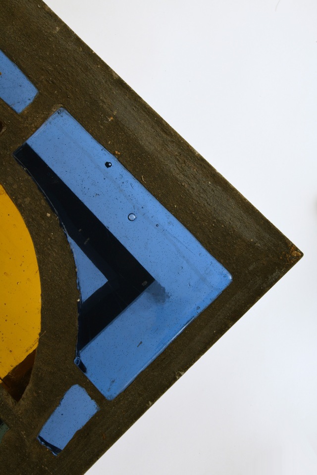 Jacques Avoinet's coffee table, detailed view of corner