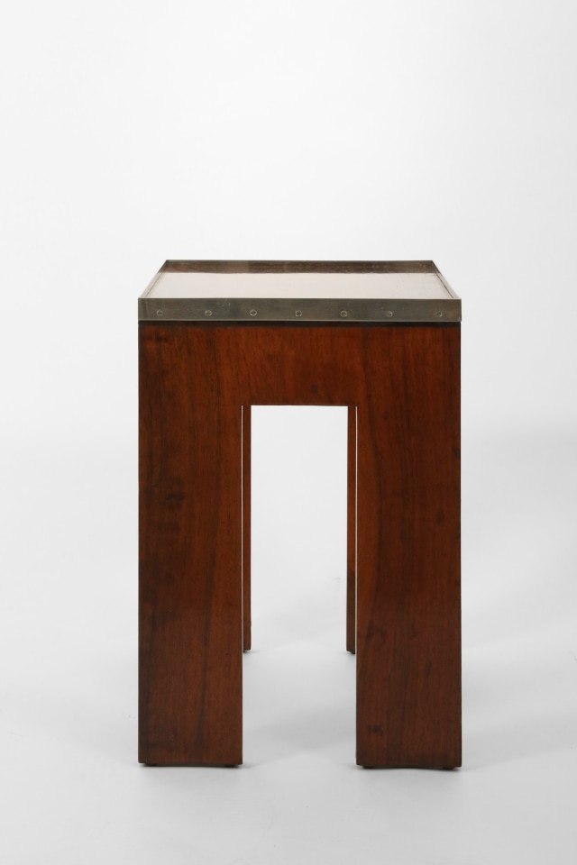Michel Dufet Side table, c.1930_side view of small table