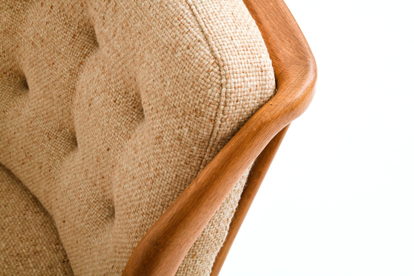 Guillerme et Chambron's sofa, detailed view of upholstery