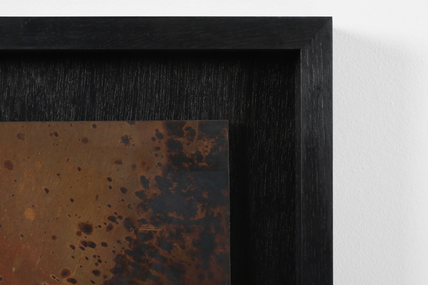 Detailed view of artwork frame