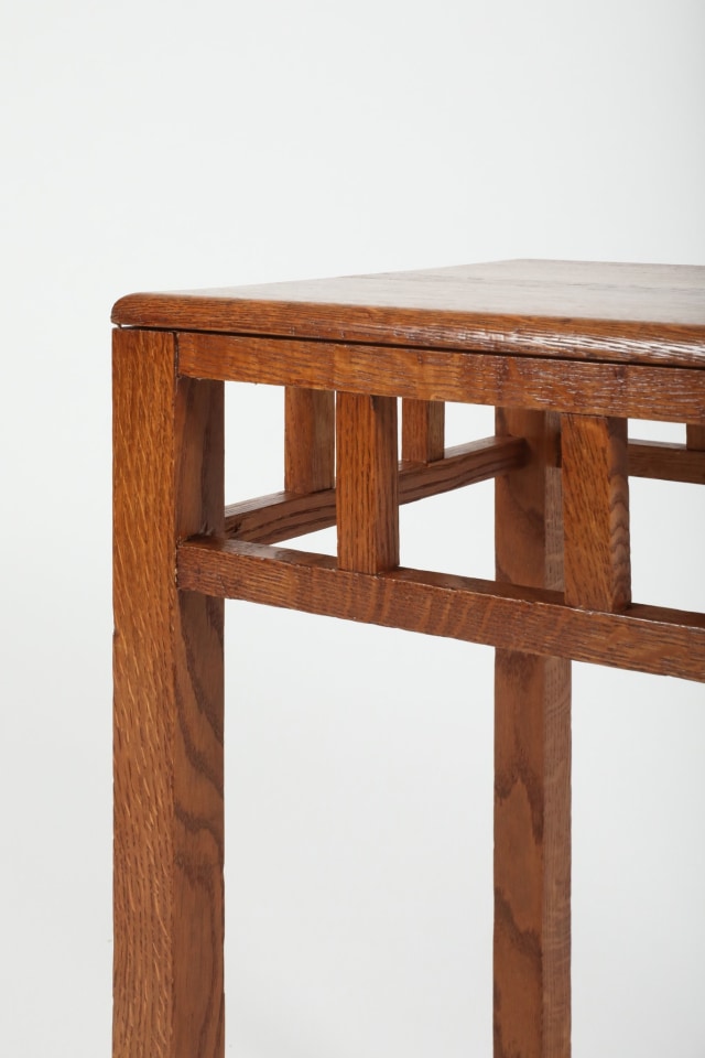 Francis Jourdain (1876 - 1958) Small table, c.1930_close up on table edge