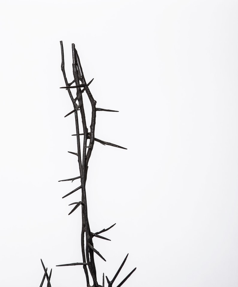 Michele Oka Doner's Terrible Chair, detailed view of thorns