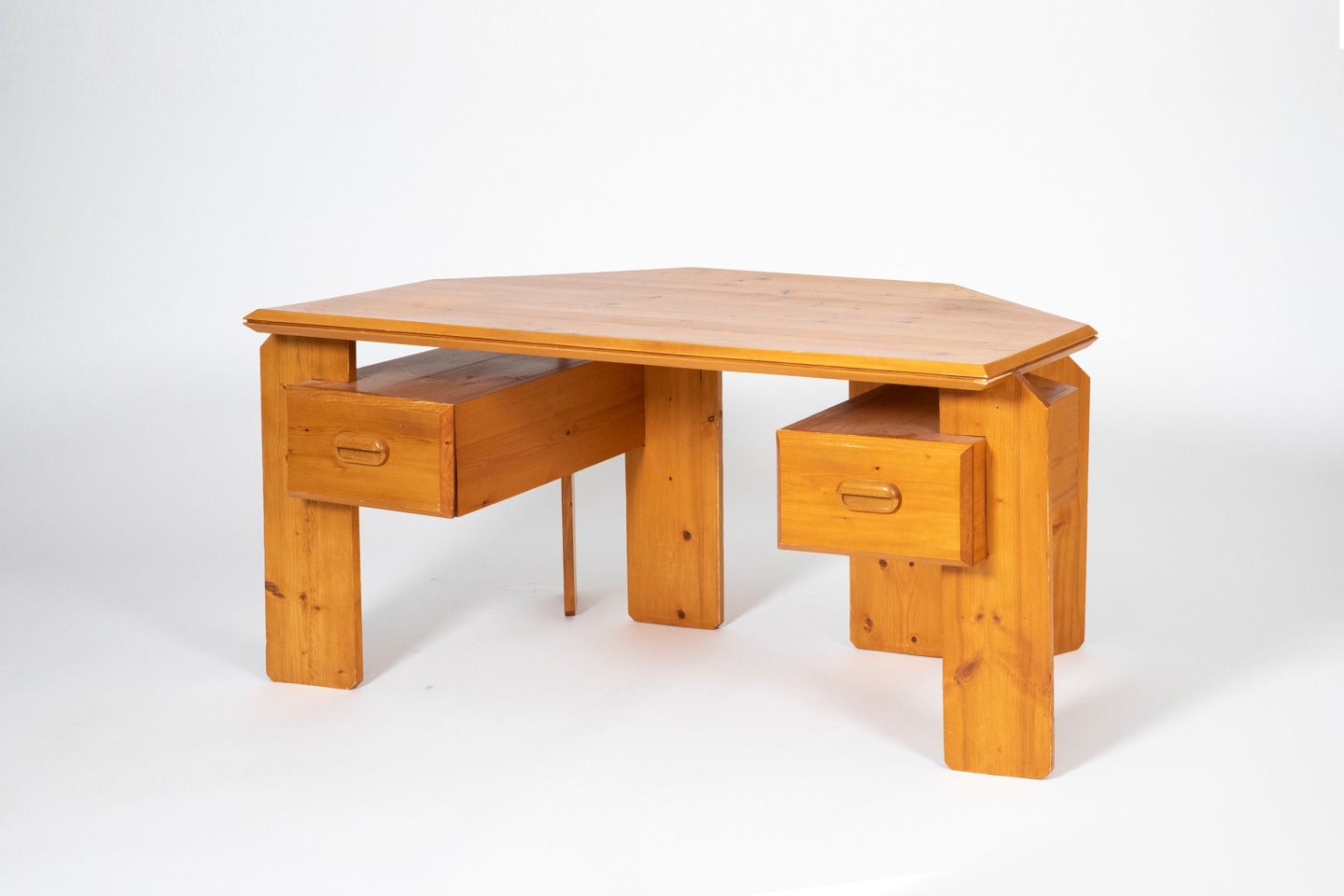 Image of Alain Marcoz Desk, c.1970 - 3/4 view