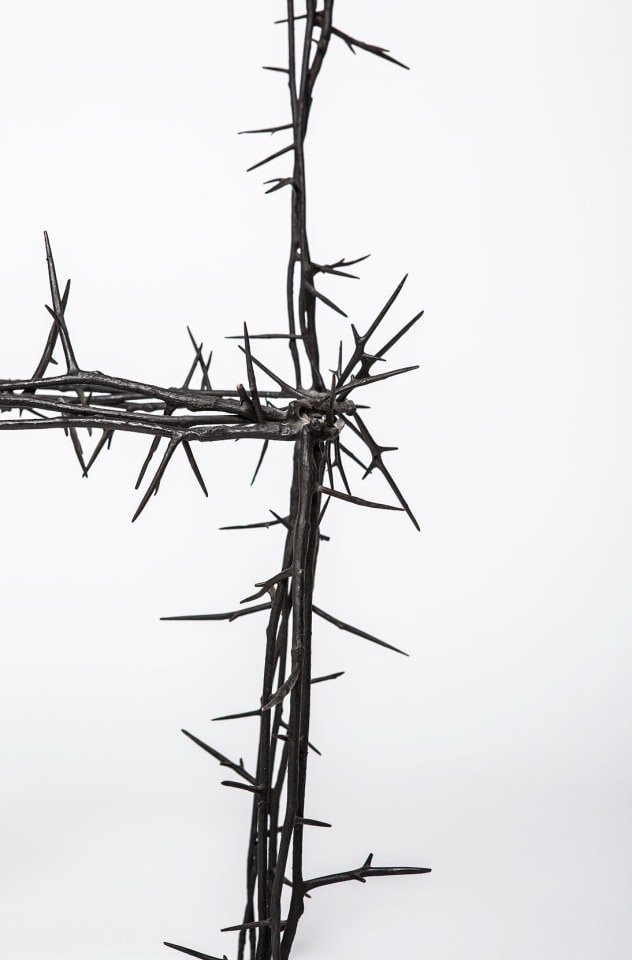 Michele Oka Doner's Terrible Chair, detailed view of thorns