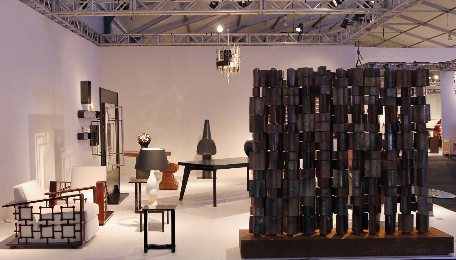 Magen H Gallery's booth in Design Miami 2011, side view closer