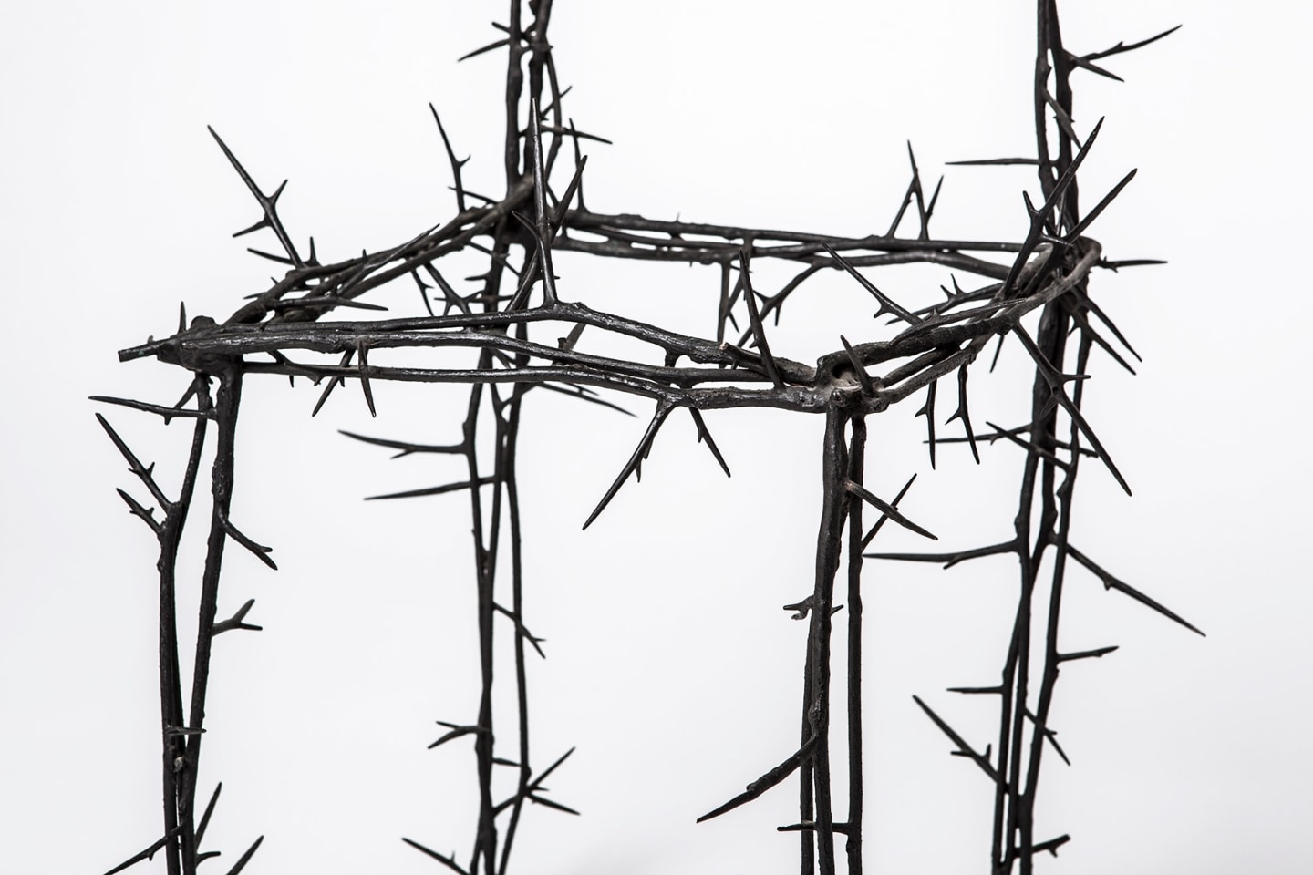 Michele Oka Doner's Terrible Chair, detailed view of thorns on seat and legs